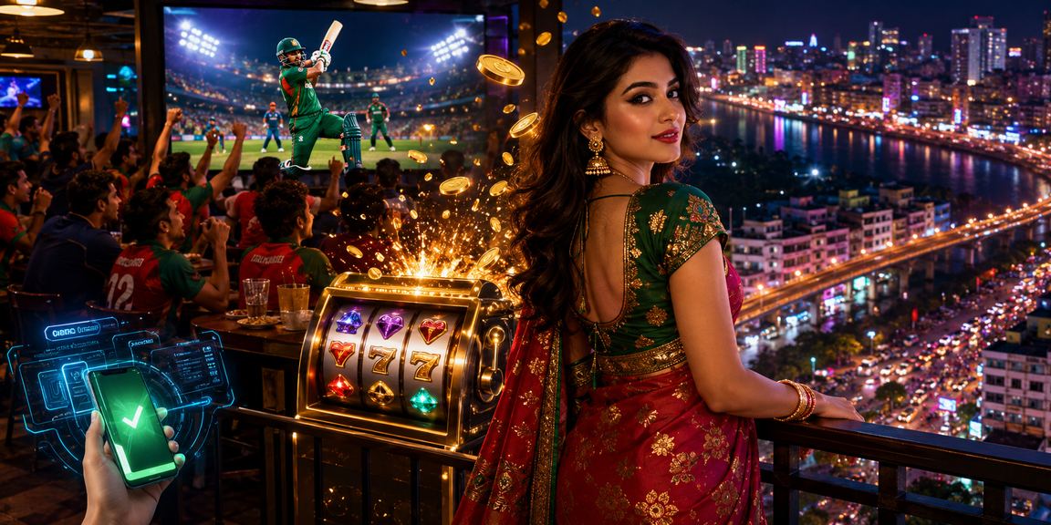 নারায়ণগঞ্জে ক্রিকেট বেটিং উপভোগ করছেন একজন বাংলাদেশি খেলোয়াড়